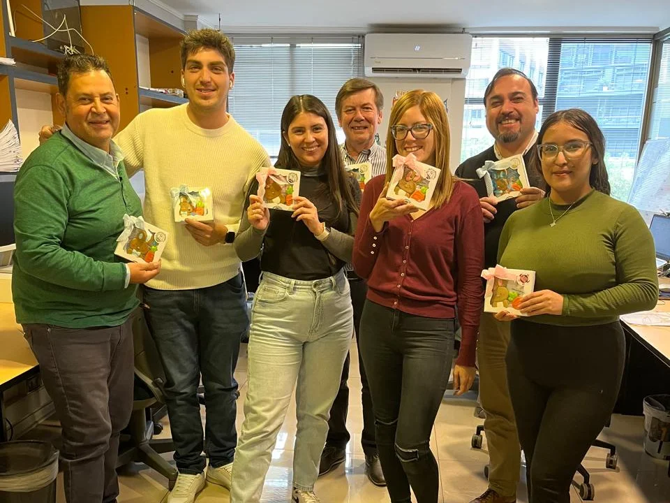 Equipo de Agencia de Aduanas Oyarzún, agencia de aduanas en Santiago, en su oficina de Las Condes